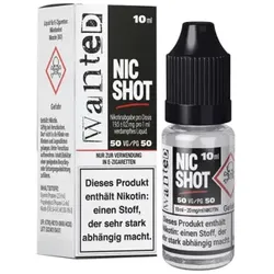Wanted Nikotin-Shot 10ml / 50PG/50VG