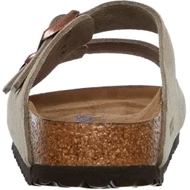 Birkenstock Arizona Weichbettung Veloursleder schmal taupe 41