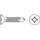 TOOLCRAFT Bohrschraube 5,5 mm 32 mm 250 Stück