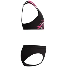 Speedo Bikini Mädchen Anthrazit/Pink 140