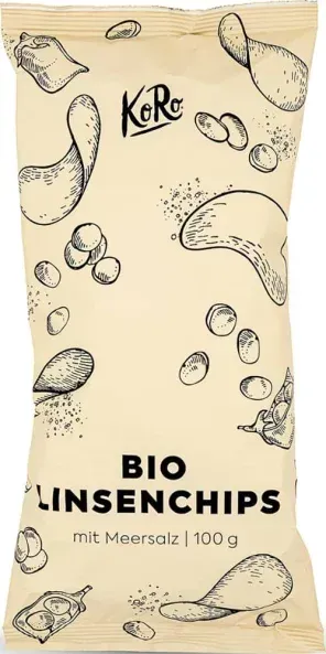KoRo Linsenchips mit Meersalz bio