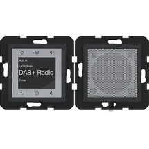 Hager Radio Touch DAB+ nachtschwarz matt