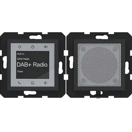 Hager Radio Touch DAB+ nachtschwarz matt