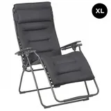 Lafuma Futura XL BeComfort Relaxsessel 76 x 90 x 127 cm dark grey klappbar LFM3131-8902