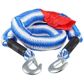 Alca Abschleppseil 1,5-4 m / 2500 kg Blau/Schwarz