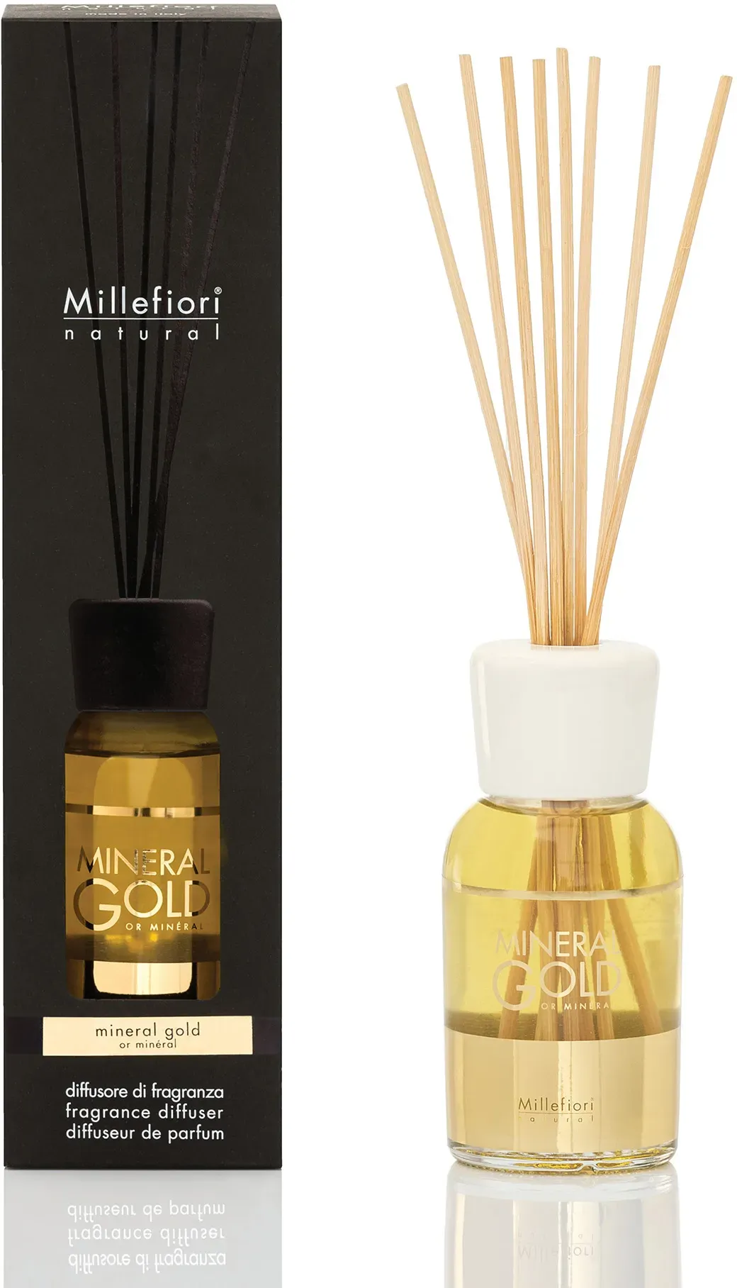 MILLEFIORI MILANO Raumduft Diffuser 250 ml MINERAL GOLD