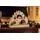 ITO Electronics Schwibbogen LED Lichterbogen Holz mit Motor + Pyramide + 7 Kerzen Timer Advent