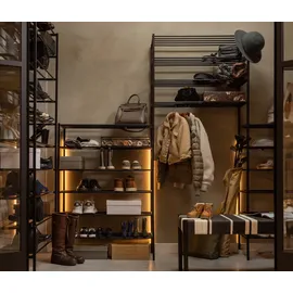 Woood Ferro 85 x 40 x 35 cm schwarz / schwarz