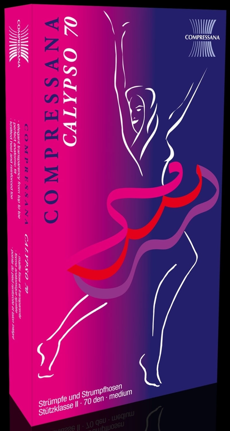 Compressana CALYPSO 70 Umstands-Strumpfhose 1 Stück | L (IV) | Silk (CP-0008)