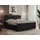 MKS Meble Boxspringbett 120x200 mit Bettkasten, Boxspringbett 120x200 mit Matratze, Doppelbett mit Matratze und Topper - Polsterbett mit Kopfteil - ROMA - 12... - Schwarz