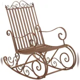 CLP Smilla Schaukelstuhl 56 x 90 x 94 cm braun