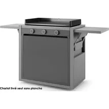 Forge Adour Plancha Wagen Premium Schwarz/Grau (ohne Plancha) 75