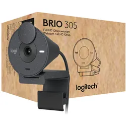 Webcam Logitech Brio 305 (960-001469) 2 MP - 1920 x 1080 Pixel - Full HD - 30 fps - 1280x720@30fps - 1920x1080@30fps - 720p - 1080p