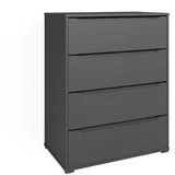 Vicco Kommode Highboard Mehrzweckschrank Ruben Anthrazit Schublade 80 cm Ablage