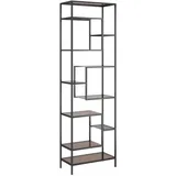 Kare Regal Loft Bücherregal 60 x 30 x 195 cm Schwarz
