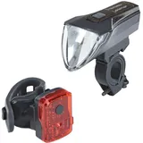 Prophete Fahrrad LED Akku-Beleuchtungsset – 70 Lux Scheinwerfer