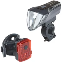 Prophete Fahrrad LED Akku-Beleuchtungsset – 70 Lux Scheinwerfer