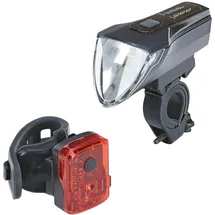 Prophete Fahrrad LED Akku-Beleuchtungsset – 70 Lux Scheinwerfer