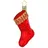 Inge-Glas Manufaktur Christbaumschmuck Christbaumhänger Inge-Glas mit Sternenkrönchen, handbemalt und mundgeblasen, Weihnachtssocke, 10 cm