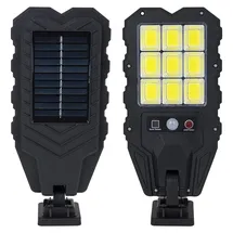 Hi Solarleuchte schwarz mit Bewegungsmelder 3 Leuchtmodi inkl. Fernbedienung