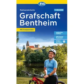 Bva Bikemedia Radwanderkarte BVA Radwandern in der Grafschaft Bentheim 1:50.000, reiß- und wetterfest, E-Bike-geeignet, mit kostenlosem GPS-Download der Touren via ... mit Knotennetz Radwanderkarte)
