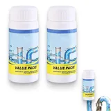 Abflussreiniger Schaum Extra Stark, 2025 Neu Rohrreiniger Extrem Stark, Spülbecken und Abflussreiniger, Hochwirksamer Rohrreiniger Mit Aktivschaum für Küche, Bad, Entfernt Verstopfungen (2Pcs)