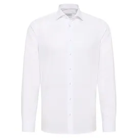 Eterna Langarmhemd »SLIM FIT« NON IRON (bügelfrei) Eterna weiß