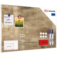 ALLboards Magnettafel 60 x 40 cm Braun