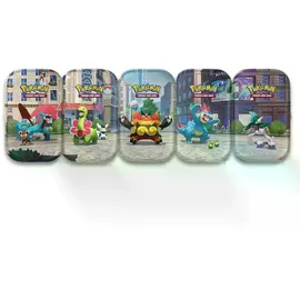 Pokémon Mega-Entwicklung Illumina City Mini-Tin Display