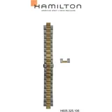 Hamilton Metall Jazzmaster Band-set Edelstahl H695.325.106 - Zweifarbig