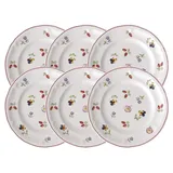 Villeroy & Boch Petite Fleur Brotteller 17 cm weiß 6er Set