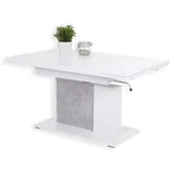 Hela Tische GmbH Couchtisch Beton ausziehbar 105 x 56 x 67 cm