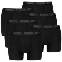 Puma Everyday Basic Boxershorts schwarz L 6er Pack