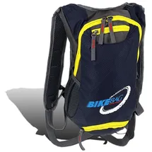 Jennifer Jones Leather Freizeitrucksack 20 l blau/grau