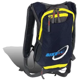 Jennifer Jones Leather Freizeitrucksack 20 l blau/grau
