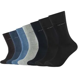CAMANO Langsocken Unisex Regular Socken CA-Soft (7-Paar) Gesundheitssocken ohne Gummi bunt 47-49