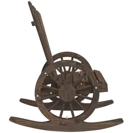 vidaXL Adirondack-Schaukelstuhl Massivholz Tanne