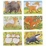 GoKi Minipuzzle Waldtiere