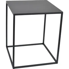 Loft42 Aron Beistelltisch quadratisch - schwarzes Metall - 38x38x40