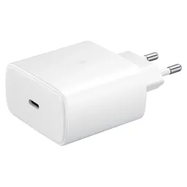 Samsung USB-C Ladeadapter mit Schnellladefunktion 45W + USB-C Kabel EP-TA845 Weiß