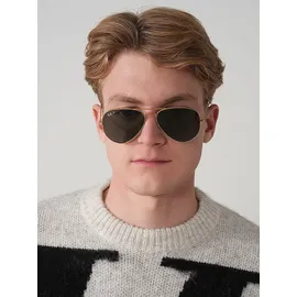 Ray-Ban Aviator RB3025 001/58 58-14 polished gold/green