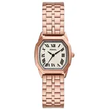 Fossil Damen Analog Quarz Uhr mit Edelstahl Armband ES5386
