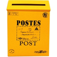 Briefkasten, Retro, Metall, Wandmontage, Briefkasten, Zeitungsbox, Postkasten, Gartendekoration, Eisen, 3#, 1#