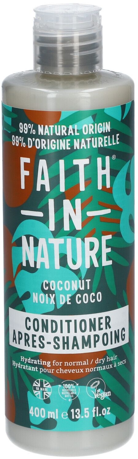 FAITH IN NATURE Après-shampoing Coco 400 ml shampooing