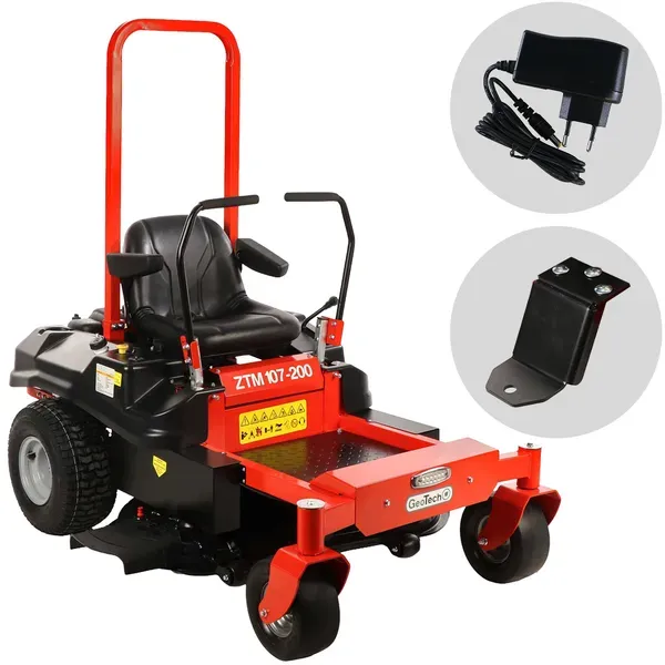 GeoTech ZTM 107-200  Professioneller Nullwendekreis-Aufsitzmäher  Seitenauswurf  Motor 546 ccm