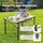 HOMECALL Klapptisch 70 x 70 x 118 cm