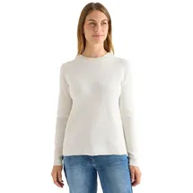 Cecil Pullover mit Strukturdetails Eggshell Melange L