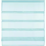 BestLivings Bistrogardine Raffoptik 100 x 110 cm türkis