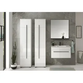 Home Affaire Cantara Hochschrank 45 x 200 x 35 cm Weiß MDF