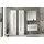 Home Affaire Cantara Hochschrank 45 x 200 x 35 cm Weiß MDF
